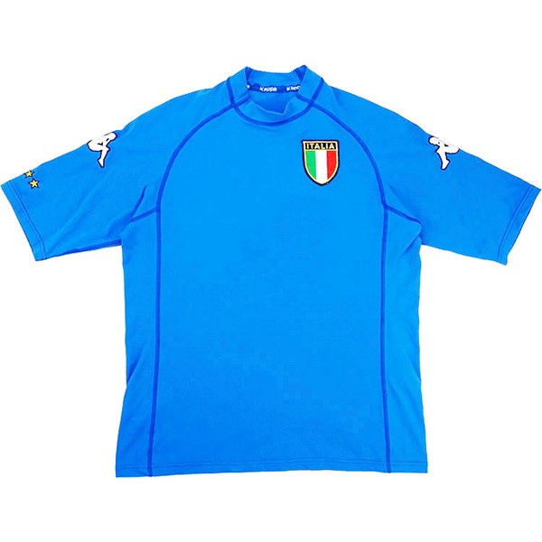 Thailandia Maglia Italy Prima Retro 2000 Blu